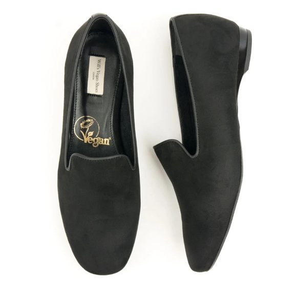 🖤 Black Suede Slip-On Vegan Loafer, Will’s Leather +FREE GIFT! - Picture 5 of 9
